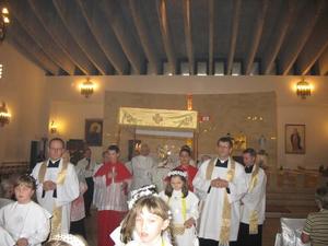 9 rocznica konsekracji kościoła i jubileusz 25 lecia kapłaństwa proboszcza parafii - 2008
