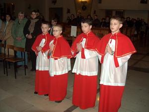 Przyjęcie do służby liturgicznej, 26 I  2007